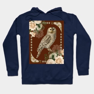 Barn Owl and Roses Mug,coffee mug,t-shirt,sticker,tote,bag,apparel,magnet,pin,hoodie,pillow Hoodie